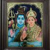 shiavn parvathi highly embossed painting online